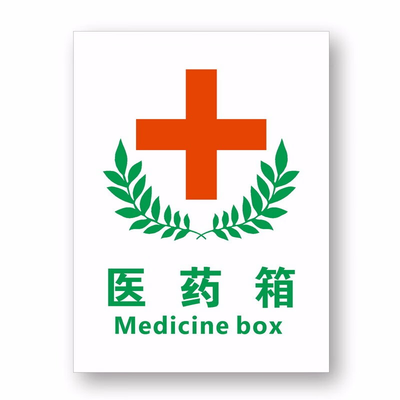 达之礼 药箱标牌 急救药箱 请勿吸烟标志牌 禁止吸烟标识 禁烟提示
