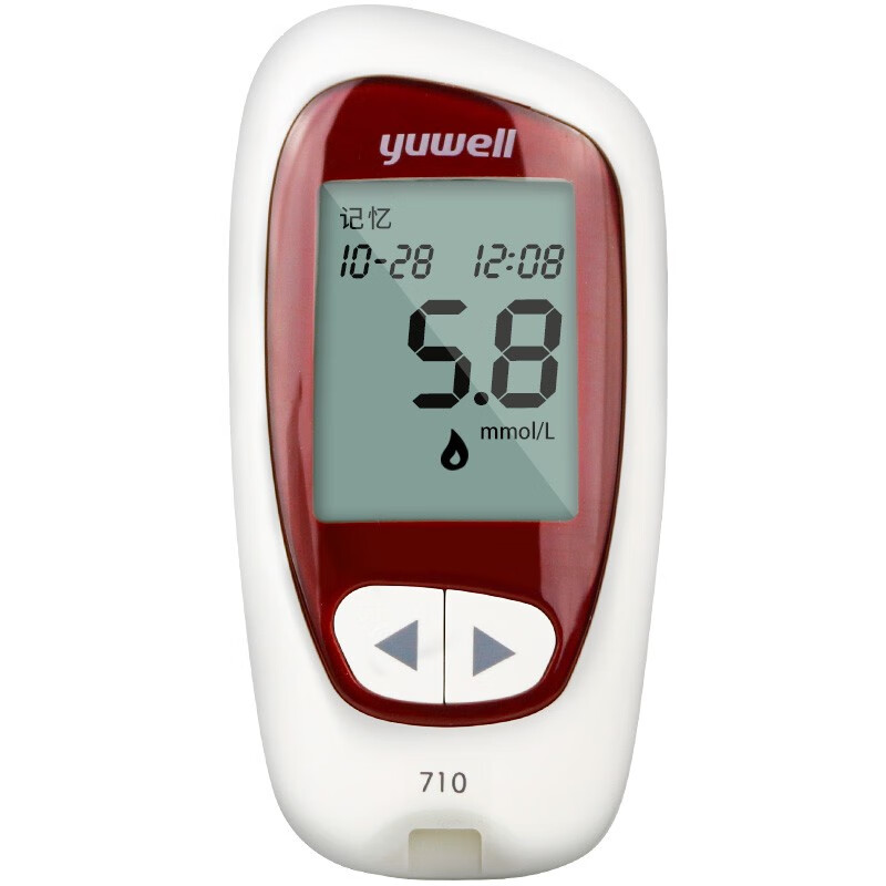 鱼跃血糖仪家用血糖试纸测量仪710血糖仪不含试纸