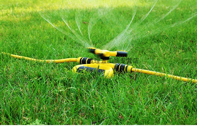 草坪喷水龙头灌溉喷头360度自动旋转喷水喷头草坪浇水屋顶降温zp 独立