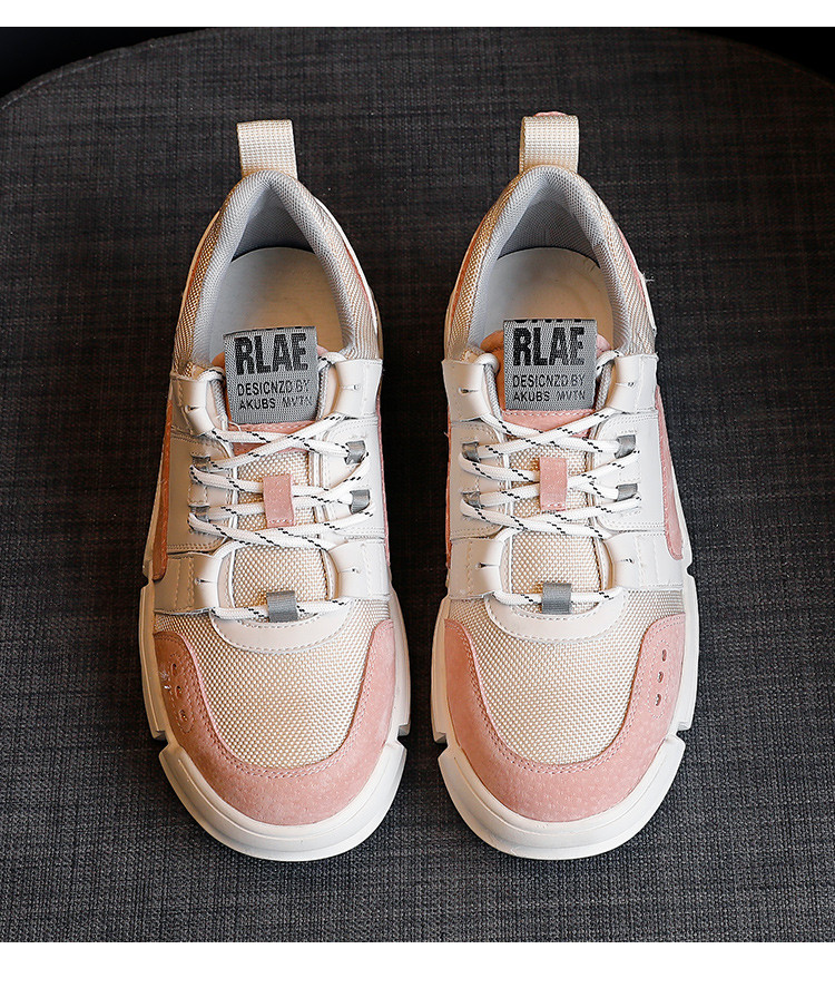 plover 老爹鞋子女鞋潮鞋2020新款春夏时尚平底百搭厚底网红运动休闲