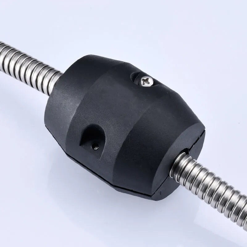 厨房龙头配件抽拉式面盆水龙头铅球重力球伸缩黑色牵引球坠锤螺丝款