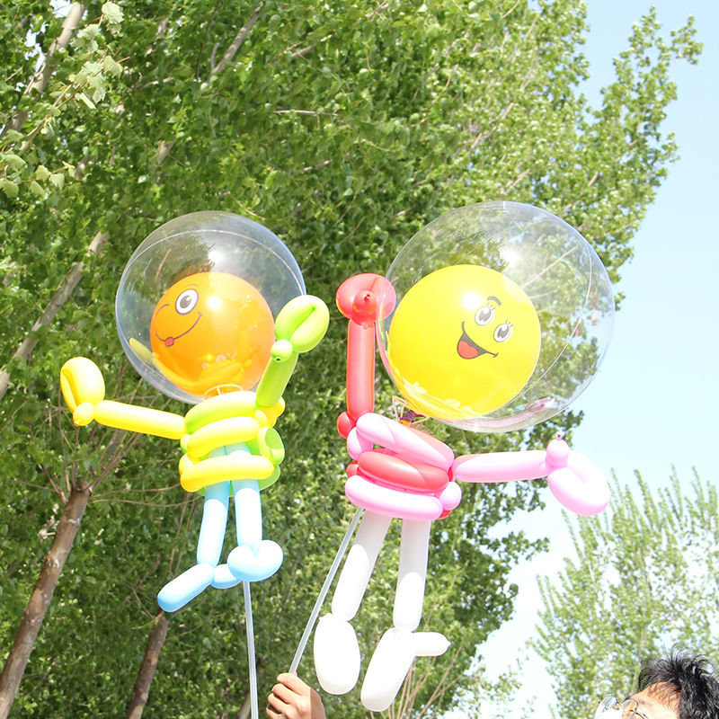 世宜得抖音同款网红飞天娃娃风筝气球材料包公园夜市摆地摊创业儿童