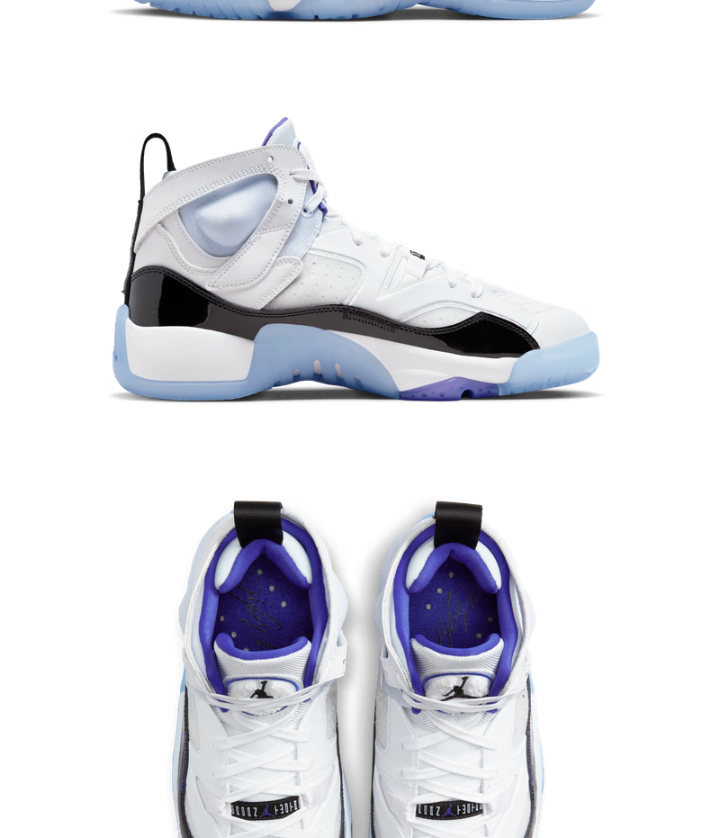 高版本莆田纯原jumpman two trey男子运动鞋秋季新款do1925 100白色