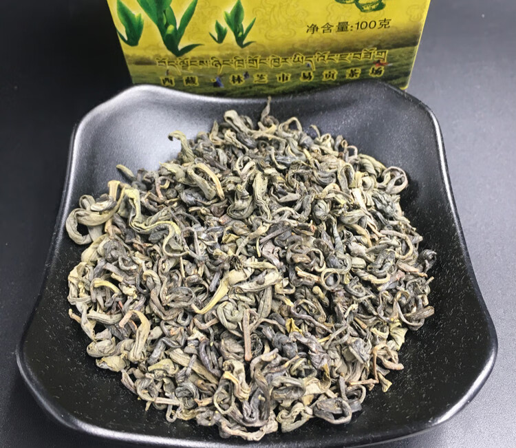 林芝春绿西藏林芝易贡茶厂春绿茶叶绿茶雪域茶谷高原高海拔好茶100克