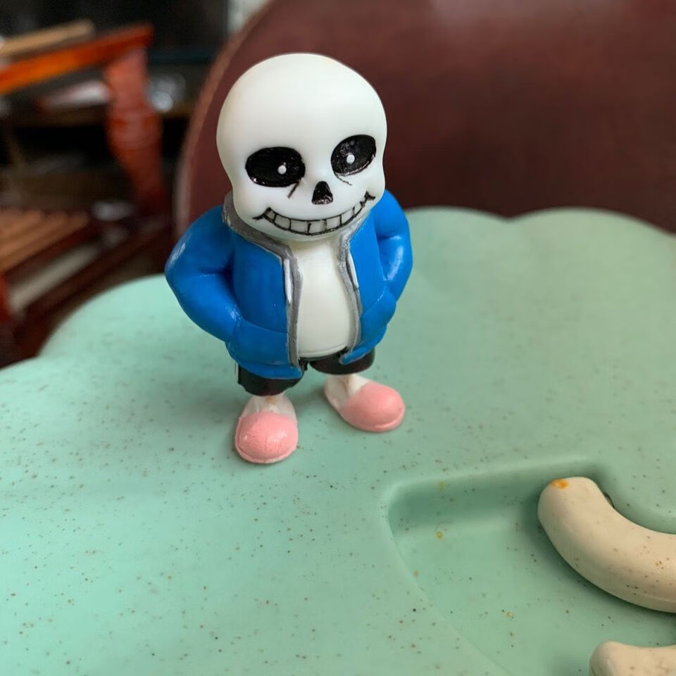 sans手办 传说之下 sans 玩偶手办模型 sn5556 蓝色sans【图片 价格