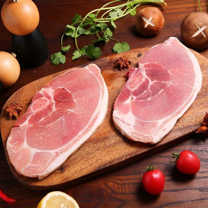 适用于 农家后腿肉无骨现杀冷冻猪肉腿子肉土猪前腿肉纯瘦肉 带少许骨