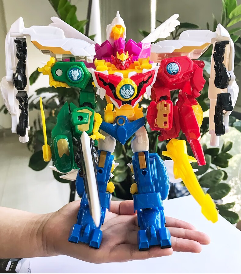 神兽金刚4玩具 组合金刚 合体玩具变形机器人 雄师金刚(单只) 神兽