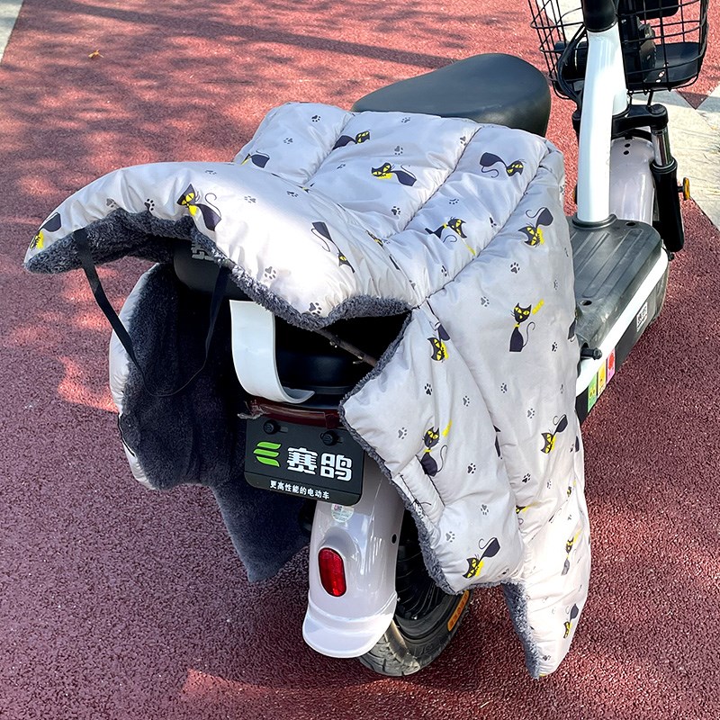 电动车后座挡风被儿童棉防风神器后排电车冬款电瓶车冬季亲子挡风好物