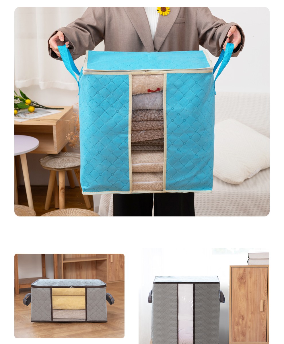 乂禾棉被收纳袋整理袋衣服打包袋家用防尘衣物行李袋搬家神器学生换季