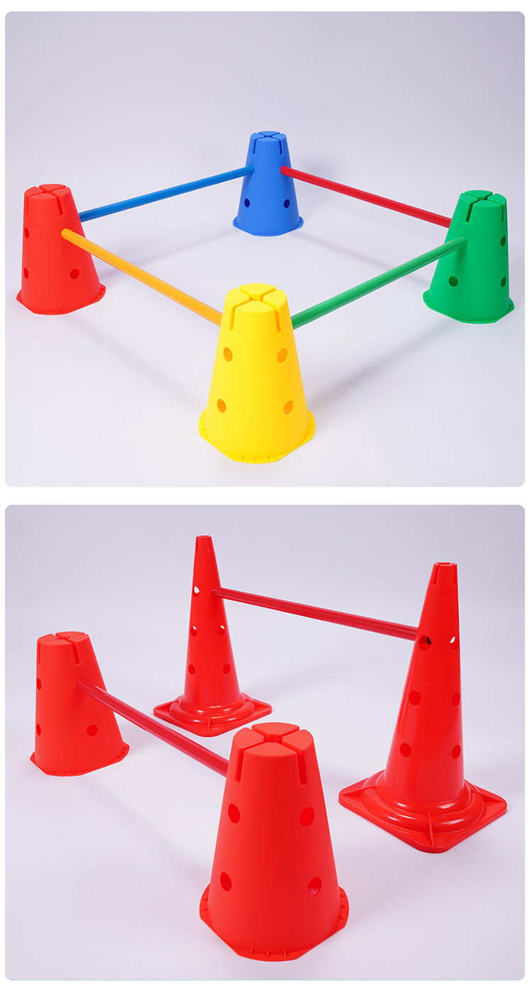 跳高架跨栏雪糕桶儿童感统体能训练器材幼儿园家用户外器械玩具 跳
