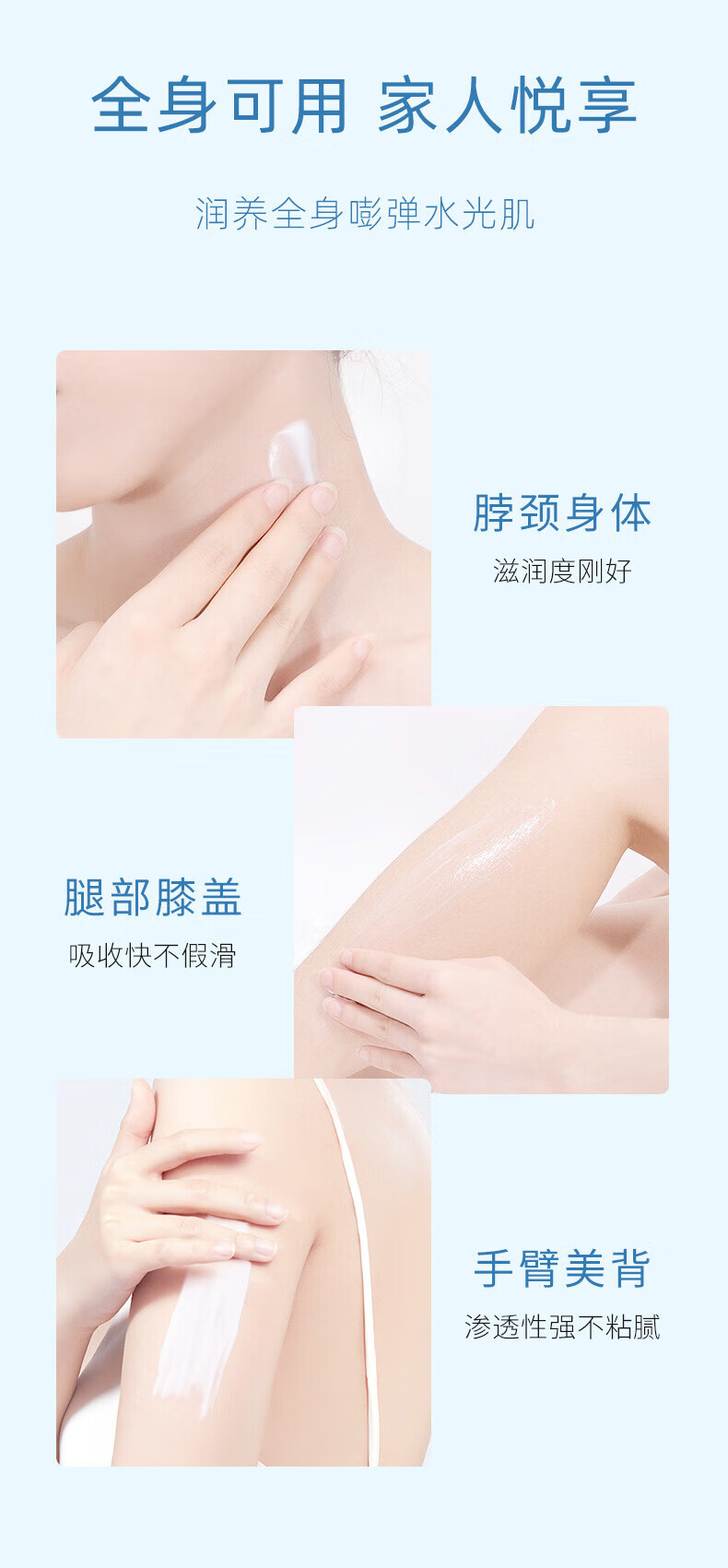 RONGYAO白凡士林润肤霜身体乳补水保湿小蓝罐烟酰胺润肤膏霜水蜜桃小粉罐 烟酰胺臻+水蜜桃=2瓶