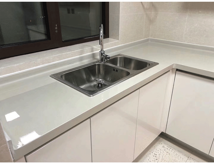 可狄厨房灶台台面贴膜大理石英石耐高温防水防油防火透明保护贴纸常规