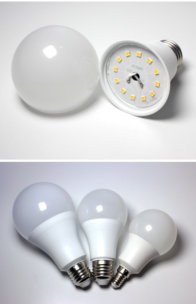 低压led灯泡12v24v36v伏直流交流e27螺口冷库浴室机床水工作灯e27螺口