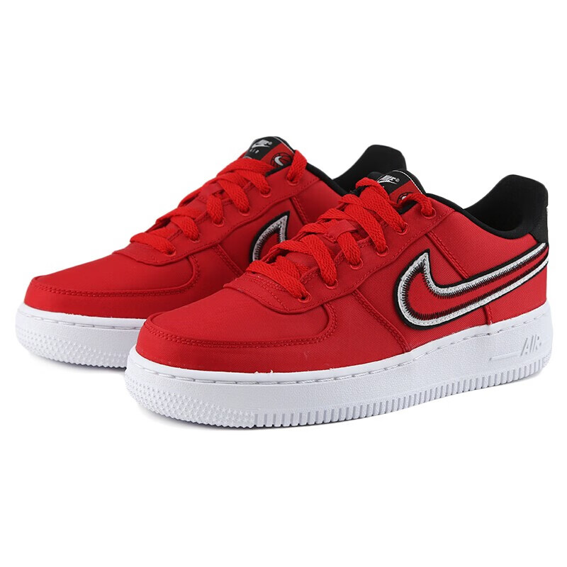 【现货】nike air force 1 af1断钩解构 红蓝鸳鸯板鞋 898889-103