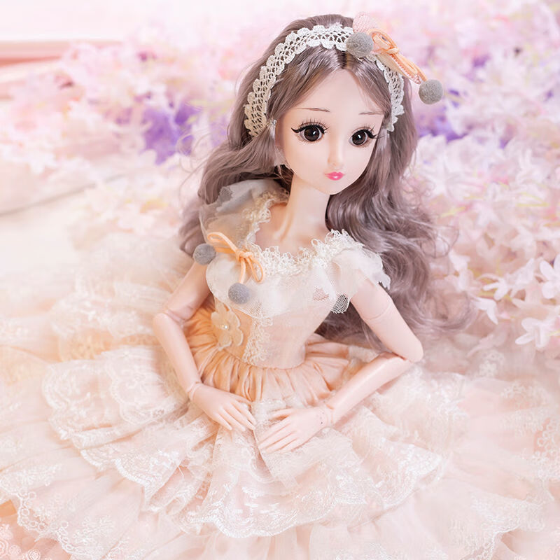 芭芘娃娃古装四大美女60厘米超大号洋彤乐芭比娃娃套装女孩公主儿童