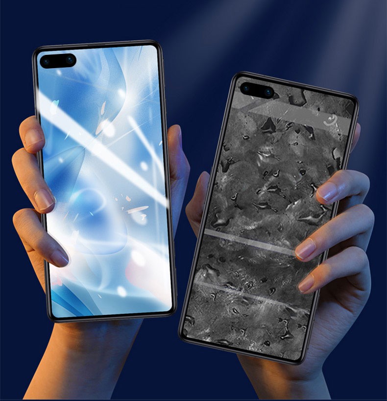 aoyamic华为p40钢化膜全屏玻璃贴膜p30手机保护膜全覆盖高清防指纹秒