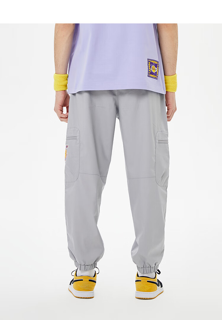 jackjones杰克琼斯夏男nba联名湖人队流行百搭束脚运动休闲裤子男