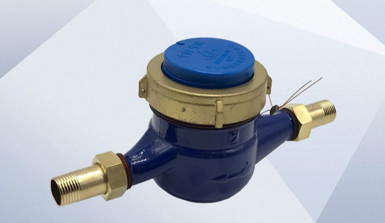 家用6分1寸民用水表出租屋防冻防青苔自来水水表干式dn502寸镀铜接