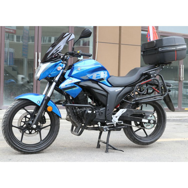 铃木极客飒gsx150fgixxer155nk摩托车侧翻板脚踏后货架改装 单侧脚