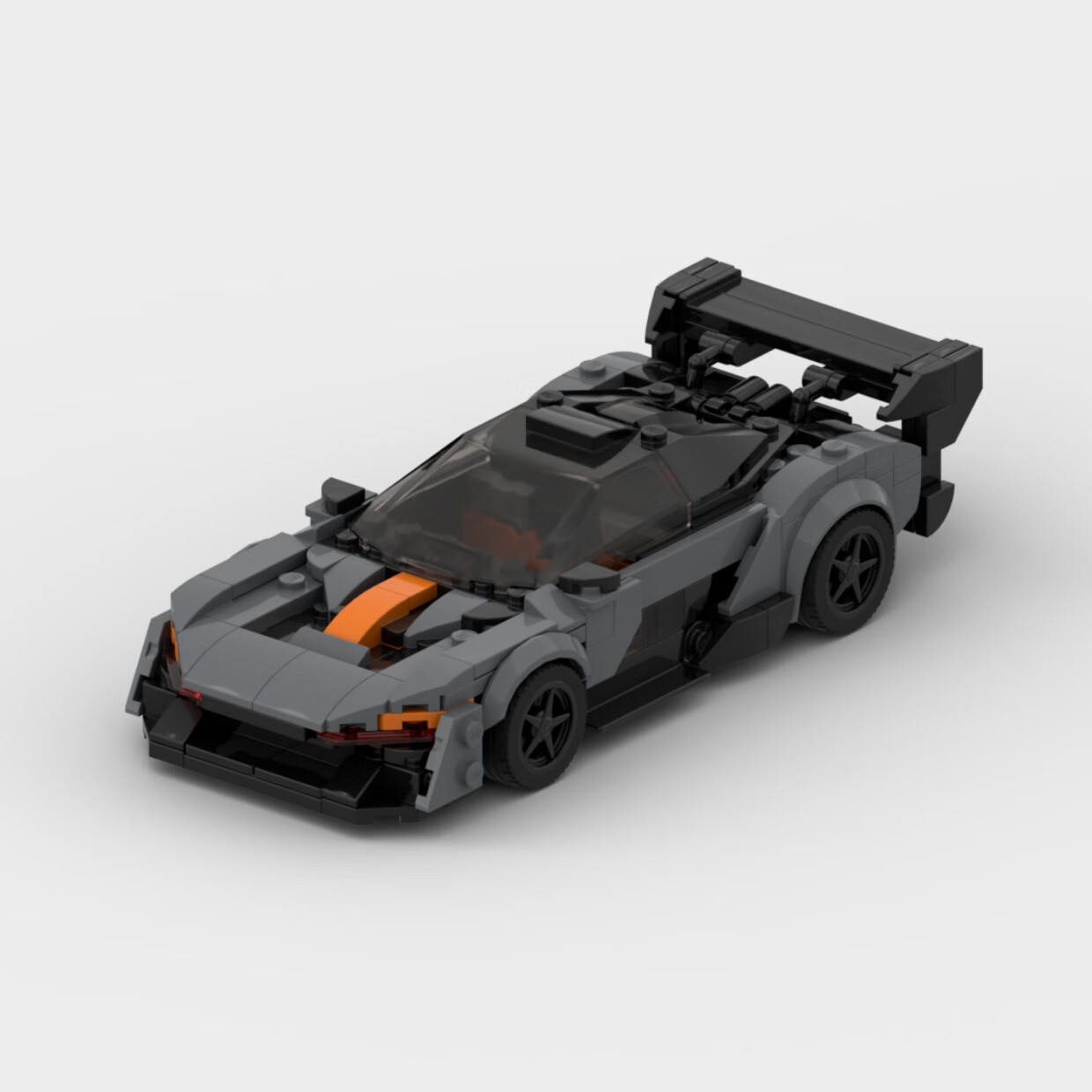 【限·时·秒·杀】8格车moc积木适用迈凯伦塞纳gtr赛车f1模型车模