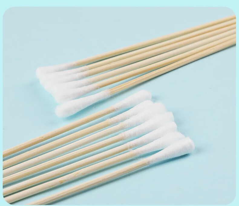 医用棉签无菌单头大医药棉棒20cm妇科消毒棉签掏耳朵棉花棒oj12cm250