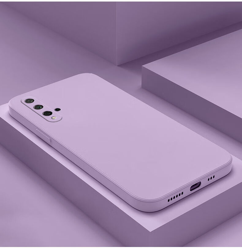 尚登捣 华为荣耀系列手机壳全包液态硅胶软壳yal-al00纯色潮防摔保护