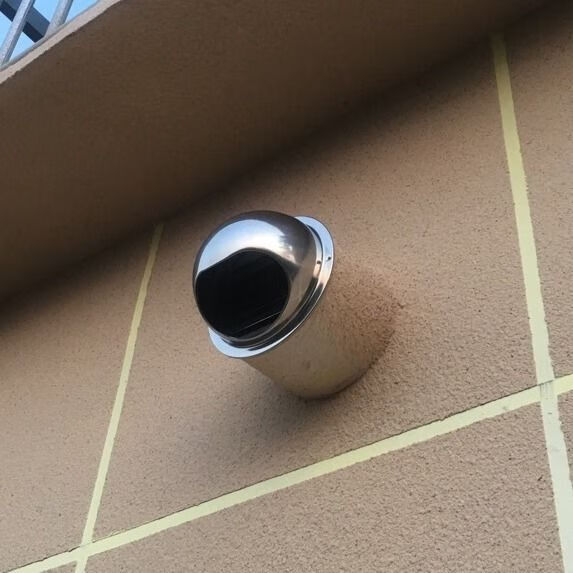 可开票304不锈钢风帽pvc管外墙风帽通气孔罩油烟机排烟管罩防风帽 套