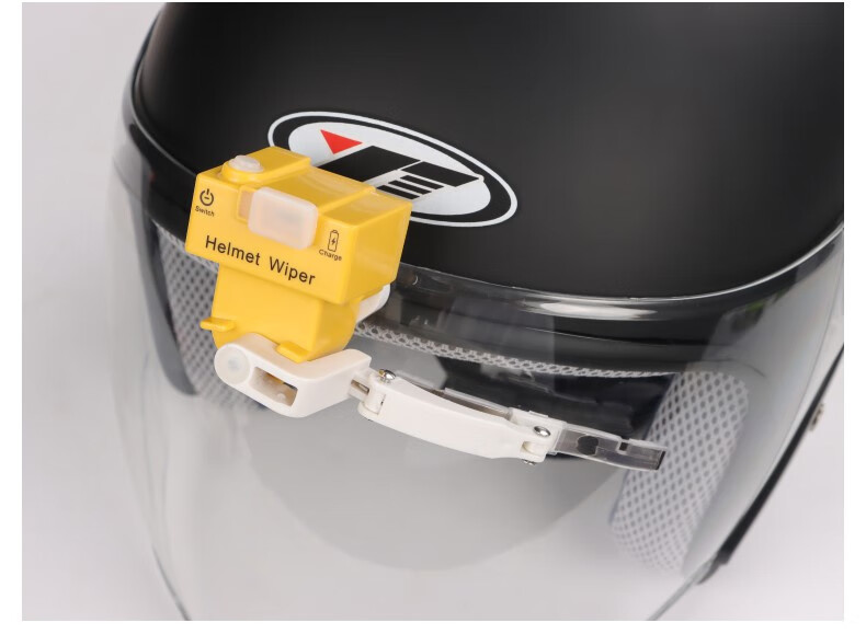 头盔雨刮器 摩托车电动车雨刷器雨刮器usb充电电瓶车外卖摩的刮水器