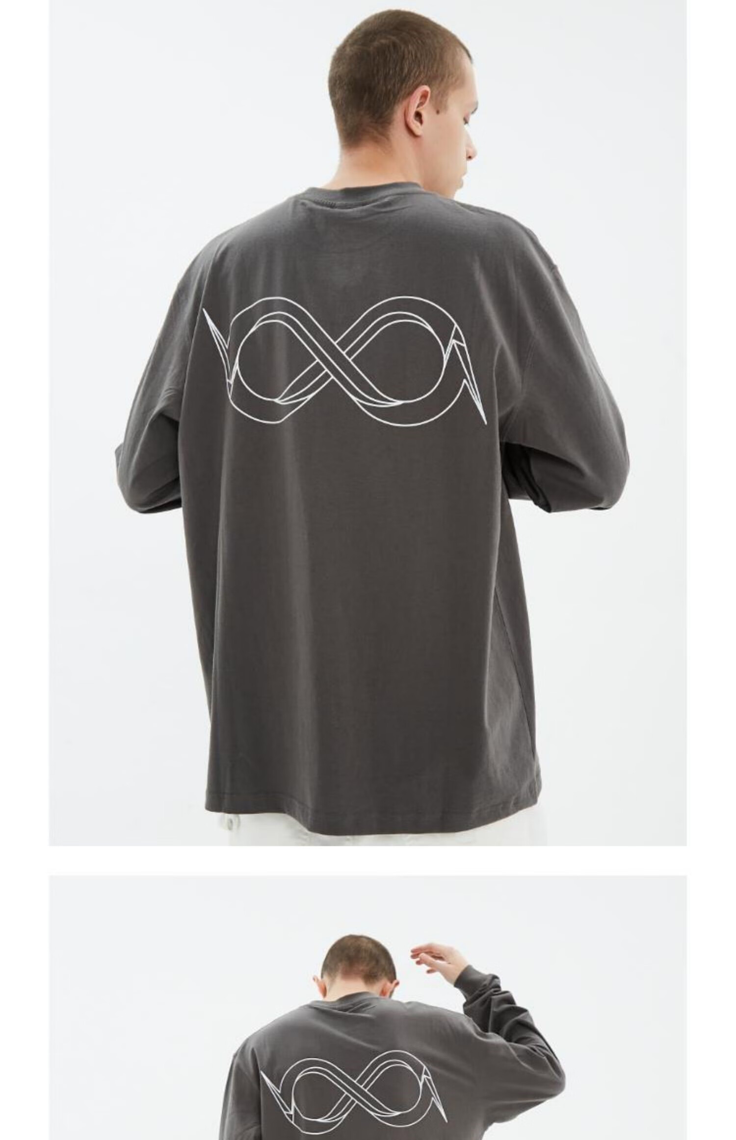 bipolar卫衣服复古美式高街春秋季blpolar宽松打底衫外套男 克莱因蓝