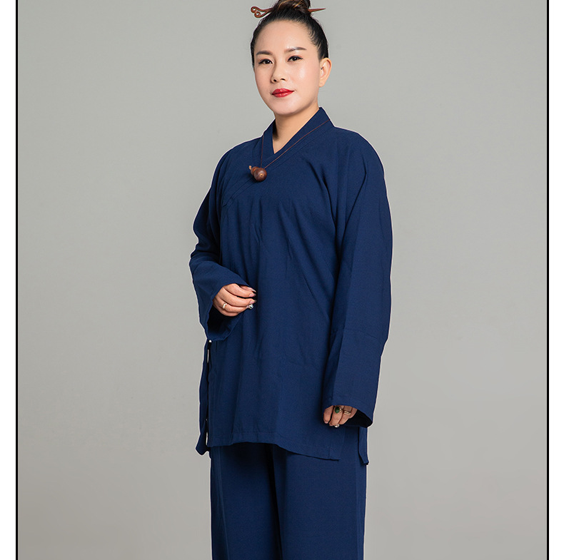 阿亨舞台演出话剧小品道教法衣经衣道士长袍2020春秋新款太极服男女