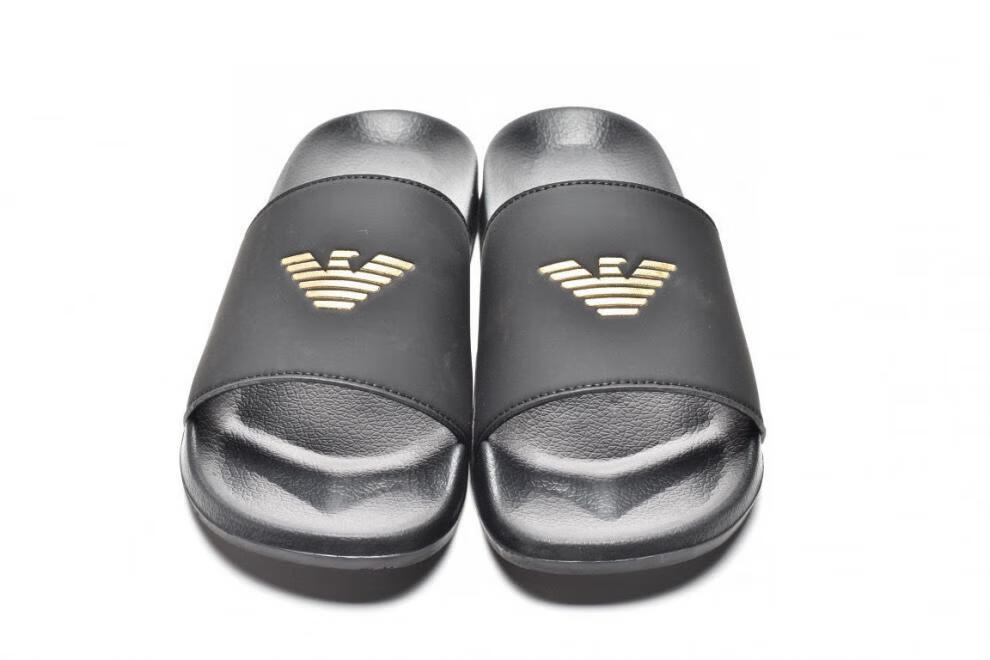 拖鞋时尚百搭拖鞋男女情侣同款 黑金 36【图片 价格 品牌 报价】-京东
