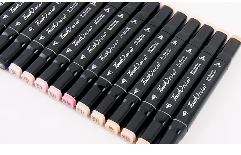 touchcolor正品肤色马克笔套装进口笔头学生动漫手绘设计专用绘画笔