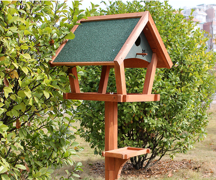 户外喂鸟器户外喂鸟器喂食器麻雀鸽子喂食器食盒鸟笼鸟窝阳台花园别墅