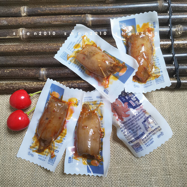 温州特产小吃瑞松鱿鱼仔500克*2包 即食海鲜干货烧烤墨鱼带籽 四种