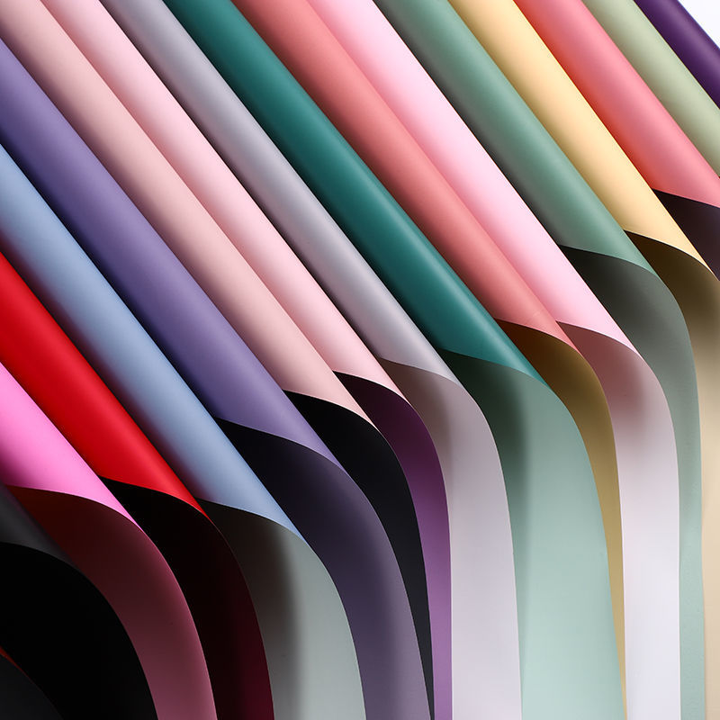 花束包装纸 加厚双色欧雅纸韩式防水花束包花纸花艺