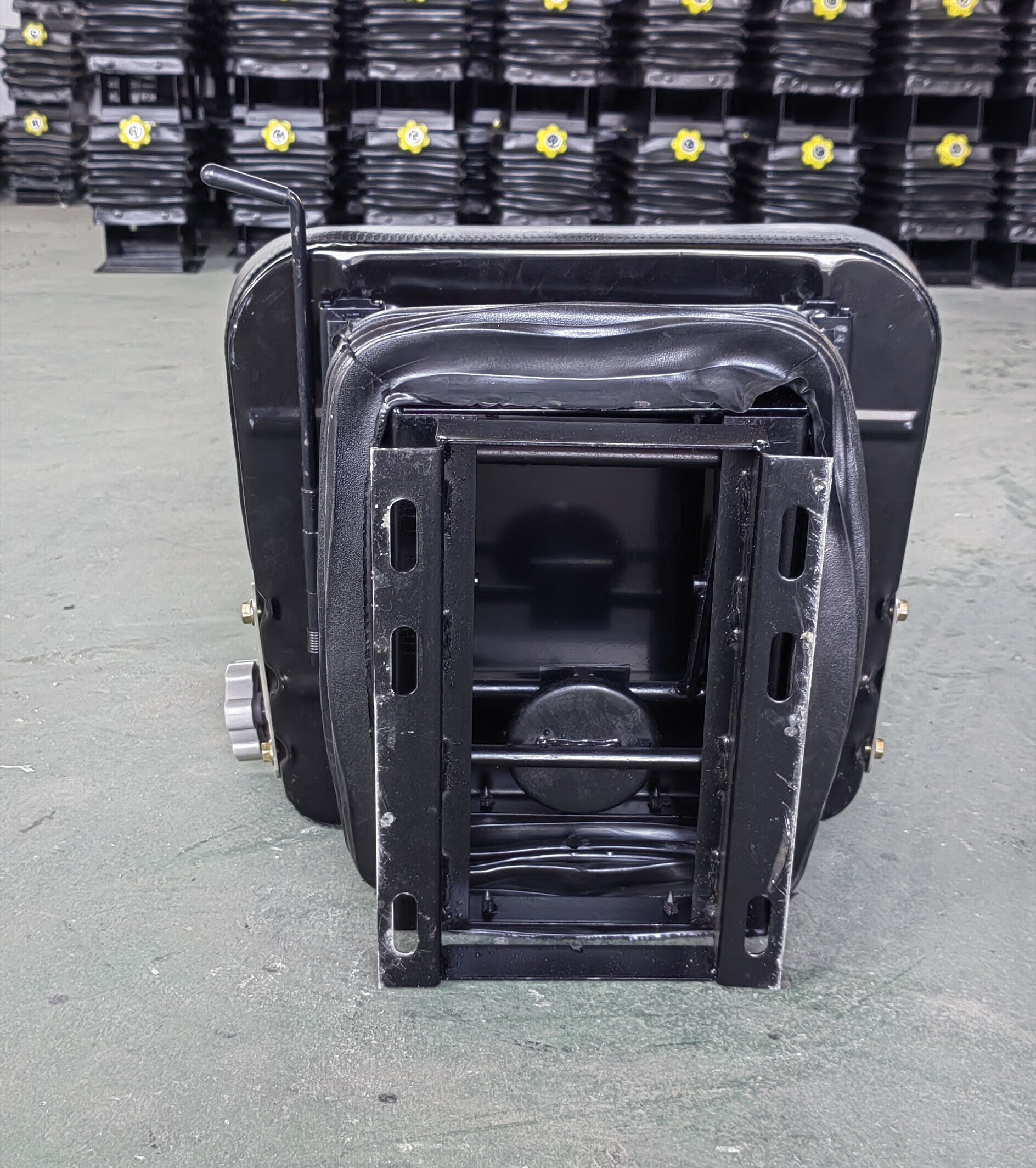 装载机拖拉机悬浮座椅四轮车农用车悬浮减震座椅工程矮减震座 靠背