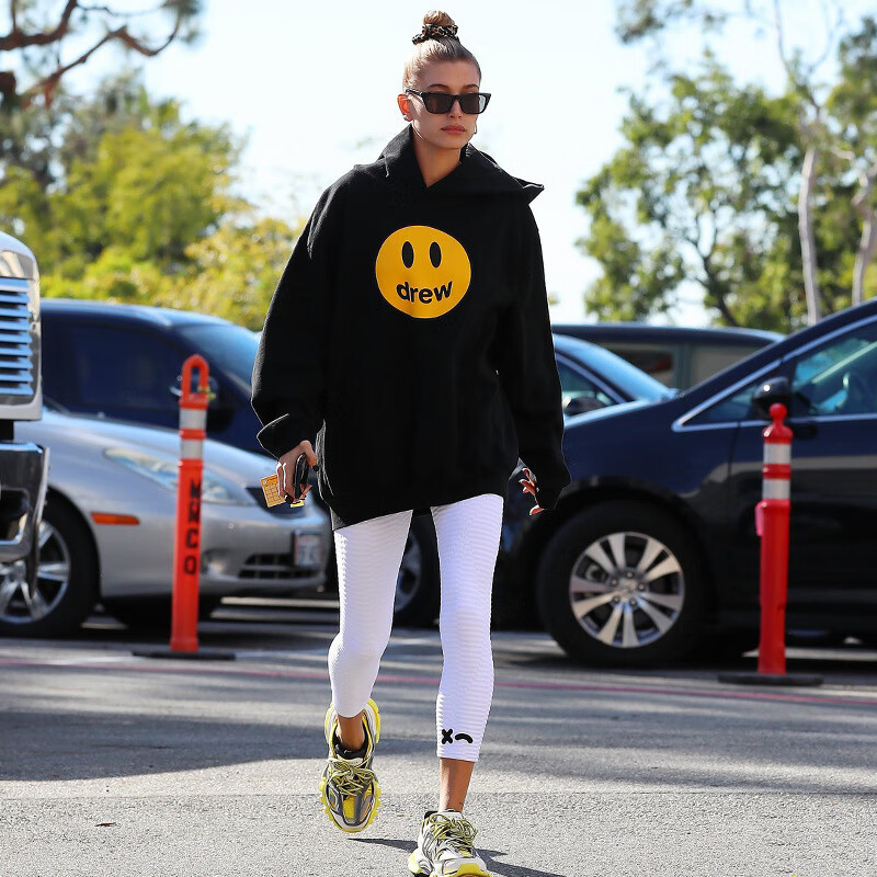 boy bees正品欧美潮牌drew house笑脸卫衣 贾斯汀比伯justin bieber