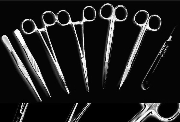 手术刀医用套餐工具包外科医学生缝合器械包手术剪镊子刀片练习学21件