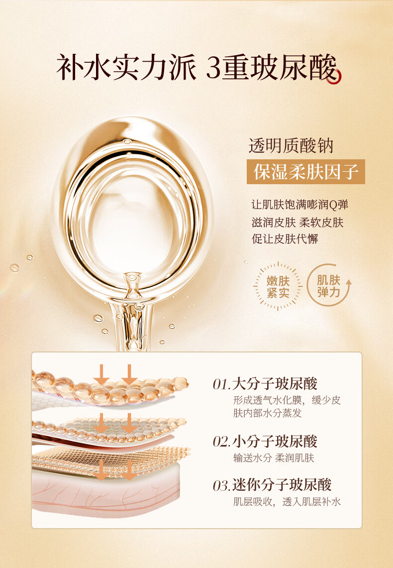 HANMJ高丽参活肤面膜女抗皱紧致补水保湿淡化细纹中老年妈妈熬夜面膜 【20片装】紧致抗皱2盒