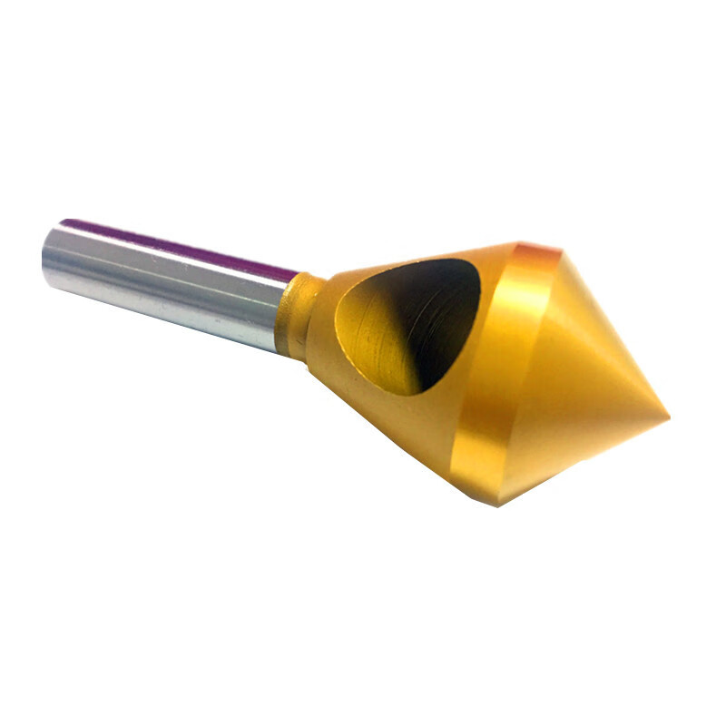 镀钛90度倒角刀倒角钻倒角器沉头钻头不锈钢带孔倒角钻带倒角钻头 含
