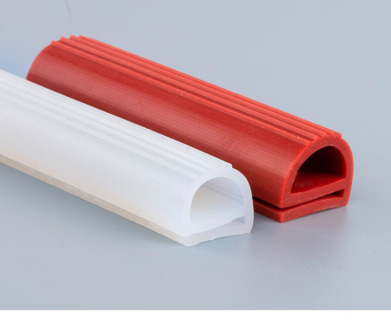 cnoble 硅胶e型条软耐高温空心防滑防撞硅橡胶门窗烤蒸箱蒸柜密封条 4