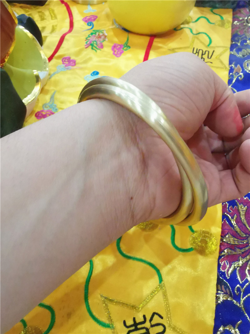 乾坤阴阳镯 道教用品把件手镯铜乾坤圈阴阳环阴阳圈