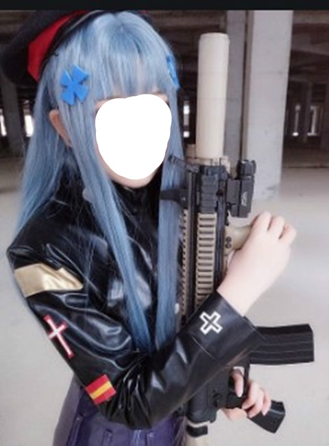 少女前线cos ump45现货cosplay服装少女前线 hk416 cos服 大腰包 衣服