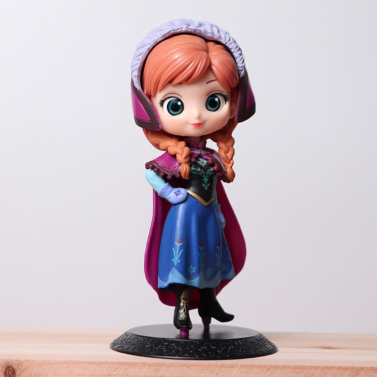 冰雪奇缘手办安娜公仔艾莎elsa爱莎公主模型蛋糕烘焙装饰摆件礼物