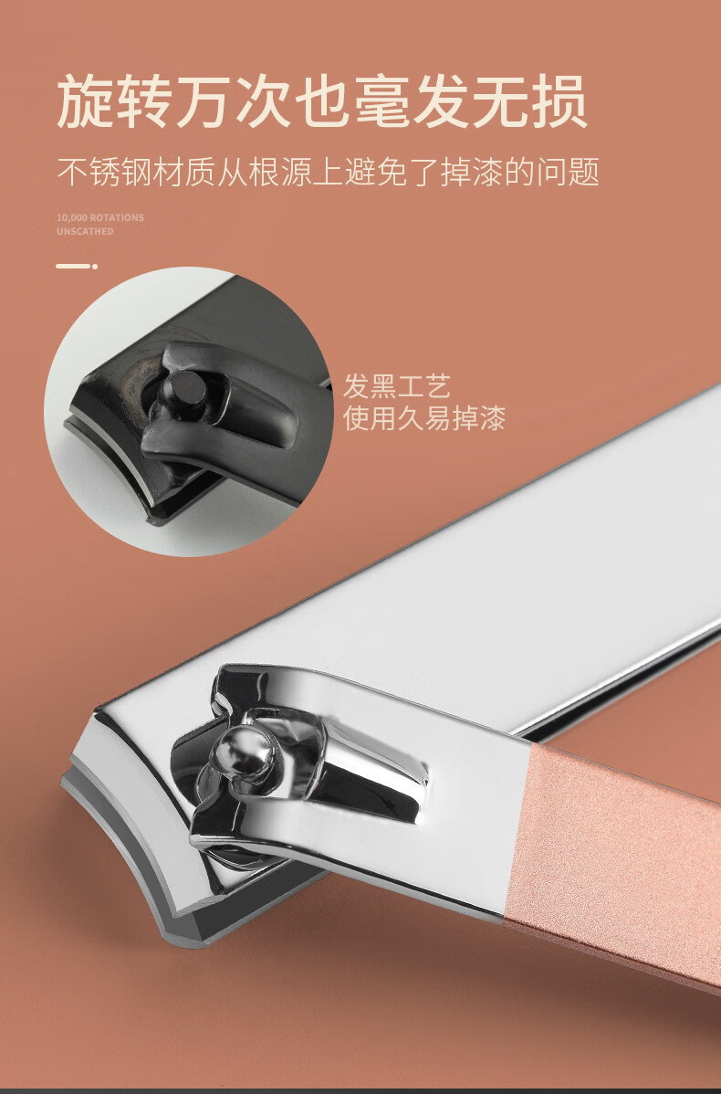 朴珀妮 黑蚁指甲刀套装18件套指甲钳指甲剪美容美甲修甲工具现货mzx