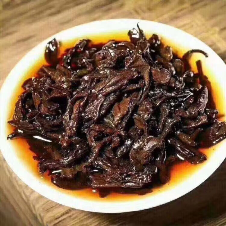 云南普洱茶樟香熟茶1991年勐海樟香古树散茶竹筐装熟散茶散料【图片