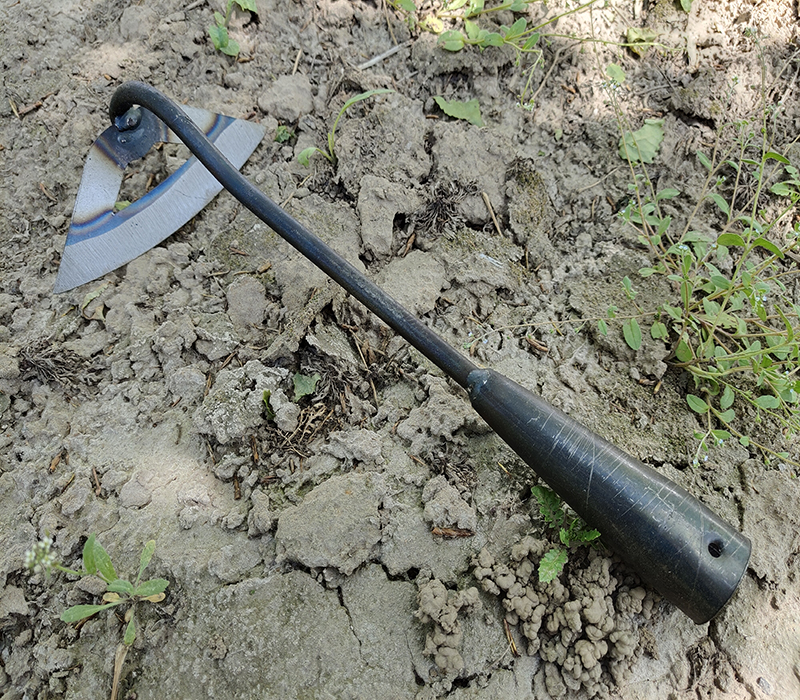 农用工具锄头挖地种菜家用农具开荒铲子全钢木柄铲草松土锄头除草15