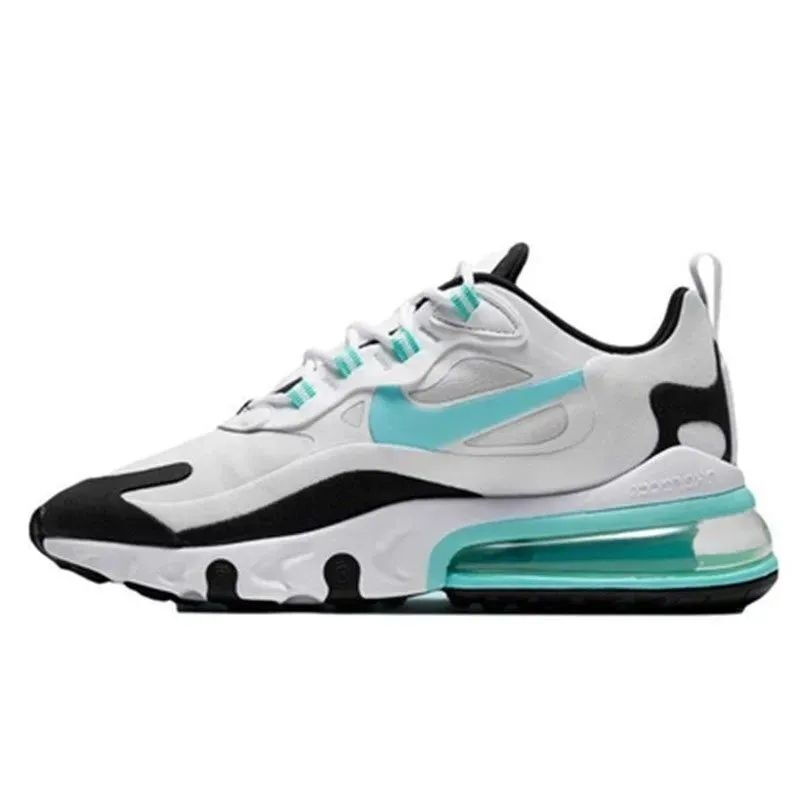 2022airmax270气垫鞋软底轻便缓震学生男情侣运动休闲跑步鞋白蓝黑36