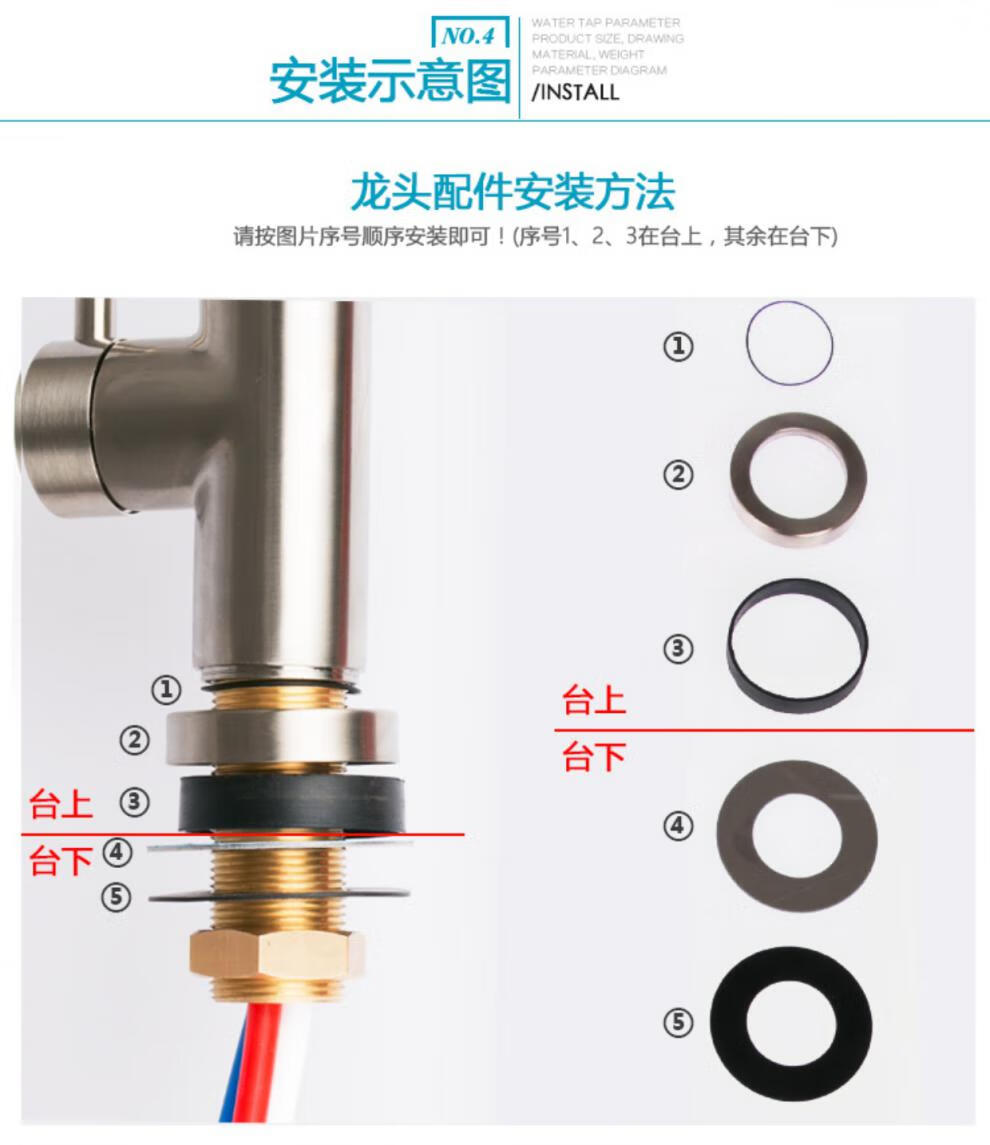 三管水龙头怎么拆图解图片