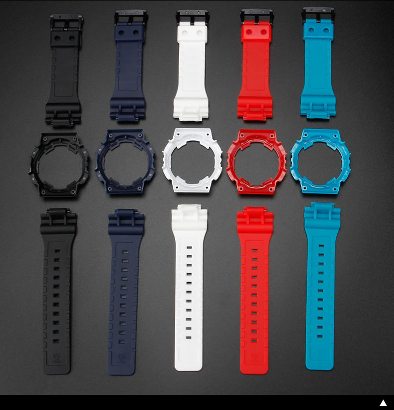 代用卡西欧aq-s810w表带表壳套装 diy改装aqs810款树脂哑光卡西欧腕带